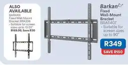 OK Furniture Fixed wall-mount bracket brae407 offer
