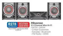 OK Furniture Hisense - 2.1-channel mini hi-fi offer