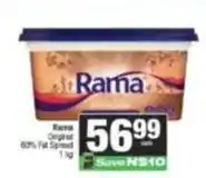 Spar Rama - original spread offer