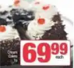 Spar Cream cakes offer