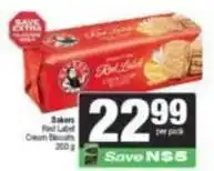 Spar Bakers - red label cream biscuits offer