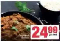 Spar Curry mince and rice offer