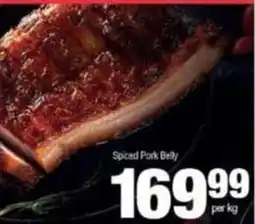Spar Spiced pork belly offer