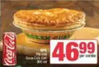 Spar Coca cola - pie and coca-cola can offer