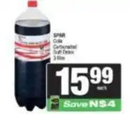 Spar Spar - cola carbonated soft drink offer