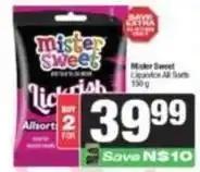 Spar Mister sweet - liquorice all sorts offer