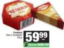 Spar President - brie or camembert offer