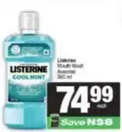 Spar Listerine - mouth wash offer