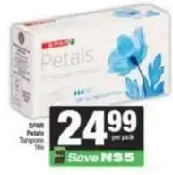 Spar Spar - petals tampons offer