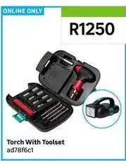 Leroy Merlin Torch with toolset offer