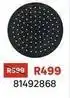 Leroy Merlin Sensea - icone round shower head black 30cm offer