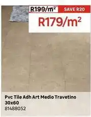 Leroy Merlin Pvc tile adh art medio travetino 30x60 offer
