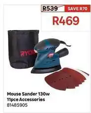 Leroy Merlin Ryobi - mouse sander 130w 11pce accessories offer