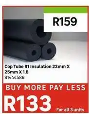 Leroy Merlin Cop tube r1 insulation 22mm x 25mm x 1.8 offer