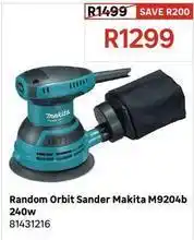 Leroy Merlin Makita - random orbit sander m9204b 240w offer