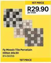 Leroy Merlin Fp mosaic tile porcelain hilton 30x30 offer