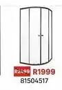 Leroy Merlin Pivot & return shower door bk 88x88x185 offer