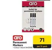 Makro Aro Permanent Markers 443399-Per 12 Pack offer