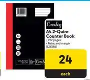Makro Croxley A4 2 Quire Counter Book 326159 offer