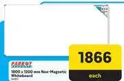 Makro Parrot 1800 x 1200mm Non Magnetic White Board 4885 offer