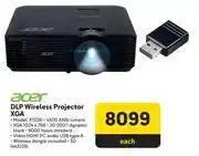 Makro Acer DLP Wiresless Projector XGA 443229 offer