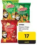 Makro Simba Potato Chips-120g Each offer