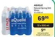 Makro Aquelle Natural Spring Still Water-12 x 500ml offer