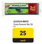 Makro Scotch-Brite Foam Scourer No.35-4's Pack offer