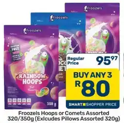 Pick n Pay Hypermarket Froozels Hoops or Comets Assorted offer