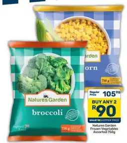 Pick n Pay Natures Garden Frozen Vegetables Assorted 750g offer