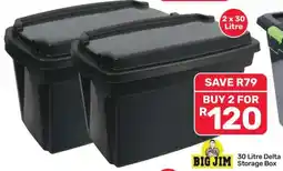 Pick n Pay Hypermarket Big Jim 30 Litre Delta Storage Box offer