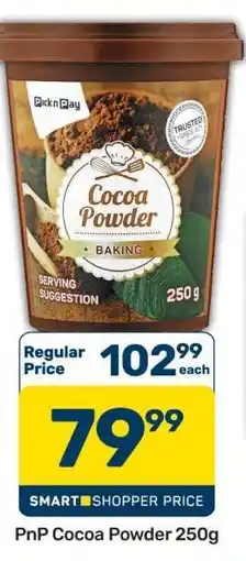 Pick n Pay PnP Cocoa Powder 250g offer