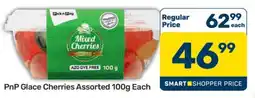 Pick n Pay PnP Glace Cherries Assorted 100g Each offer