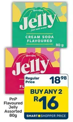 Pick n Pay PnP Flavoured Jelly Assorted 80g offer