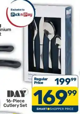 Pick n Pay DAY 16-Piece Cutlery Set offer