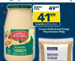 Pick n Pay Crosse & Blackwell Tangy Mayonnaise-750g offer