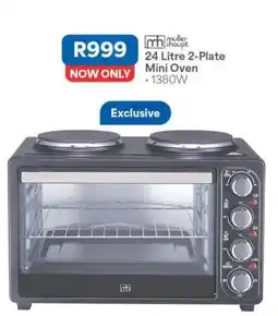OK Furniture 24 Litre 2-Plate Mini Oven offer