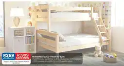 OK Furniture Homestead Clear-Finish Tri-Bunk offer