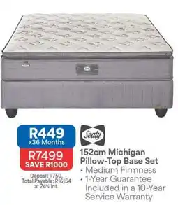OK Furniture 152cm Michigan Pillow-Top Base Set offer
