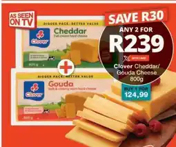 Checkers Clover Cheddar/Gouda Cheese offer