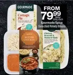 Checkers Gourmade/Spice Selected Ready Meals offer