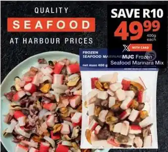 Checkers MJC Frozen Seafood Marinara Mix offer