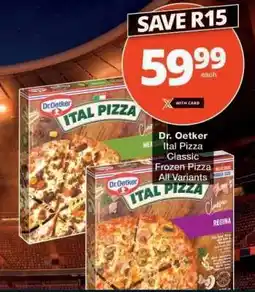 Checkers Dr. Oetker Ital Pizza offer
