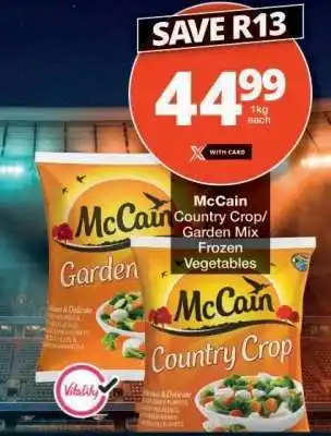 Checkers McCain Country Crop/Garden Mix offer