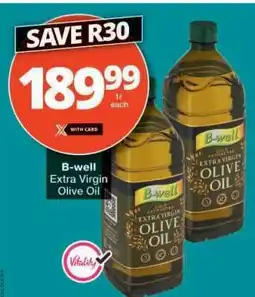 Checkers B-WELL Extra Virgin Olive Oil offer