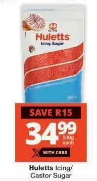 Checkers Huletts Icing/Castor Sugar offer