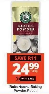 Checkers ROBERTSONS Baking Powder Pouch offer