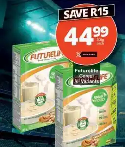 Checkers FUTURELIFE Cereal offer
