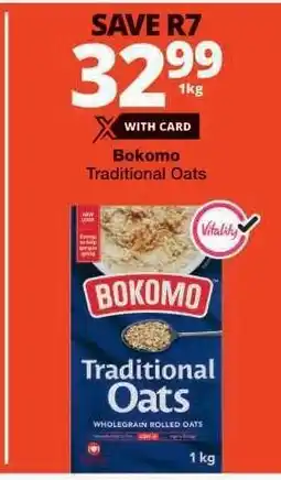 Checkers BOKOMO Traditional Oats offer