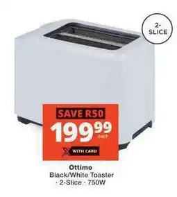 Checkers Ottimo Black/White Toaster offer